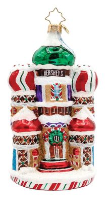 Christopher Radko Hershey's Candyland Castle Ornament 1022409, 026301942061