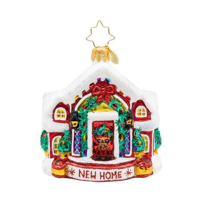 Christopher Radko A New Holiday Home Gem Ornament 1022711, 026301944881