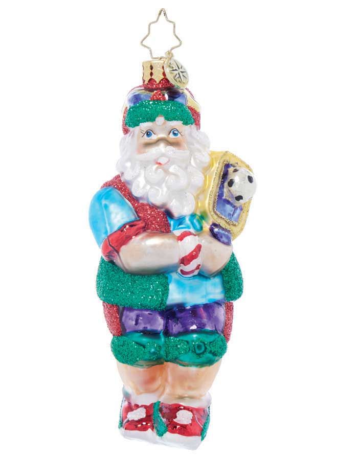 Christopher Radko Pickleball Pro Santa Ornament 1021819, 026301926665