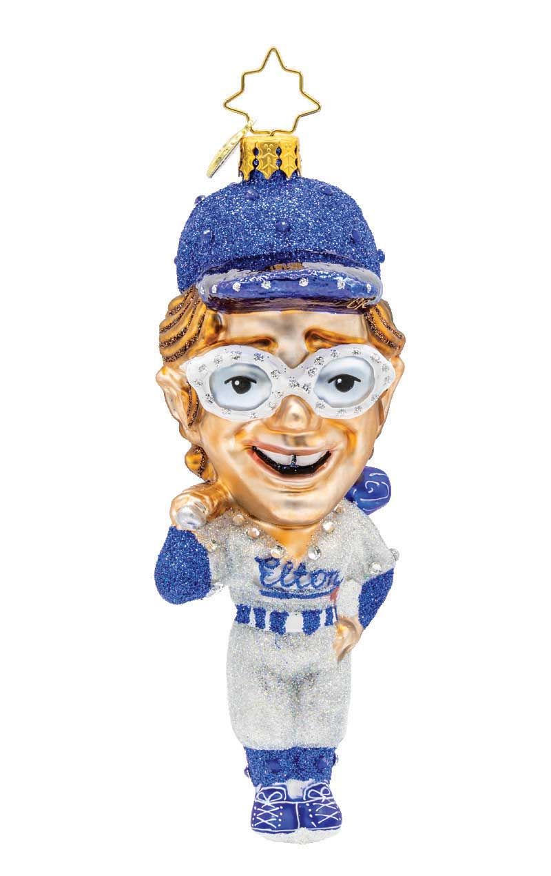 Christopher Radko Elton's Grand Slam Ornament 1022406, 026301942375