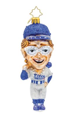 Christopher Radko Elton's Grand Slam Ornament 1022406, 026301942375