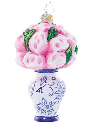 Christopher Radko Chinoiserie Bloom Ornament 1021784, 026301926313