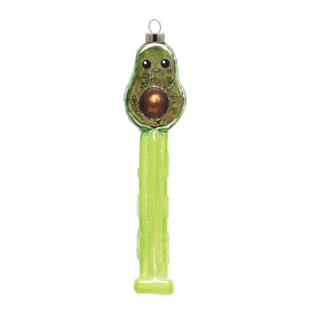 Kat + Annie Avocado Pez Dispenser Ornament Set of 6, 93570, 026301935704