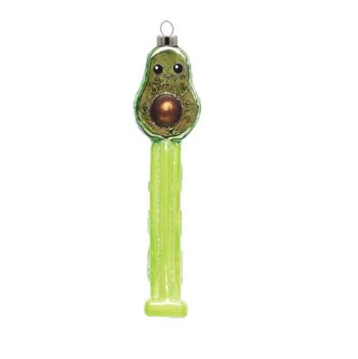 Kat + Annie Avocado Pez Dispenser Ornament Set of 6, 93570, 026301935704