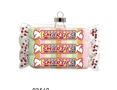 Kat + Annie Smarties Candy Ornament Set of 6, 93562, 026301935629