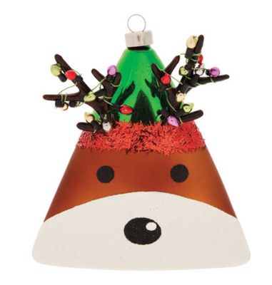 Kat + Annie Dazzling Lights Reindeer Ornament Set of 6, 88262, 026301882626
