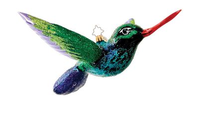 Christopher Radko Happy Holiday Hummingbird Ornament 1022165, 026301935308