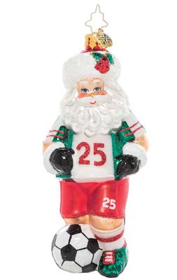 Christopher Radko Kick It Like Kringle Ornament 1021272, 026301898429