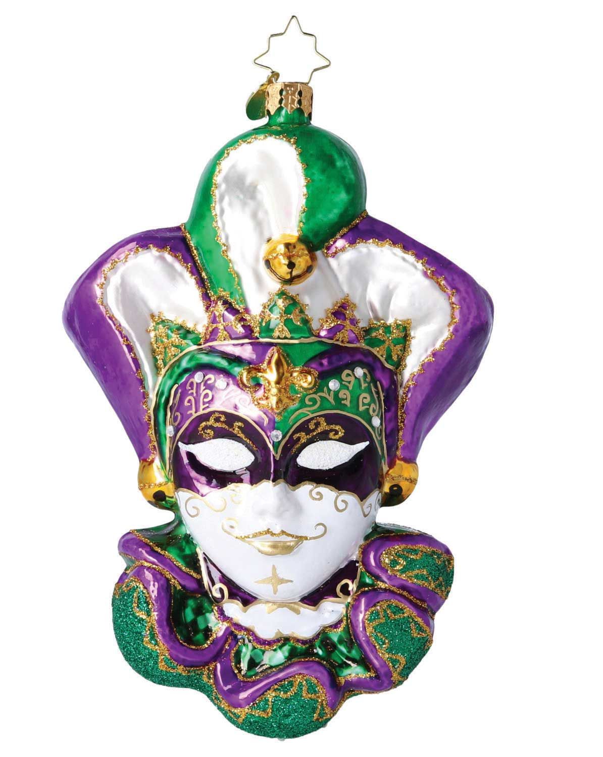 Christopher Radko Mardi Gras Mystery Ornament 1022010, 026301928447