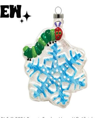 Kat + Annie World Of Eric Carle Snowflake Ornament Set of 6, 94624, 026301946243