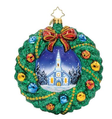 Christopher Radko Sacred Harmony Wreath Ornament 1022518, 026301942627