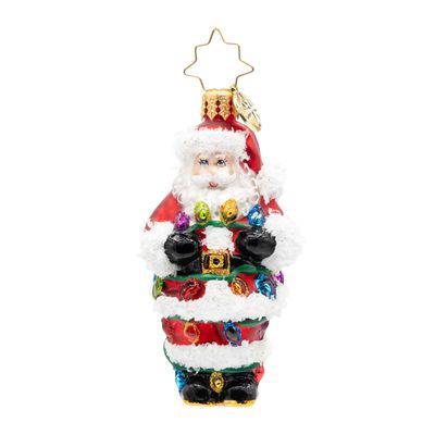 Christopher Radko Tangled Up Santa Gem Ornament 1022752, 026301950400