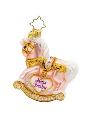 Christopher Radko Baby's First Christmas Filly Gem Ornament 1022219, 026301937418