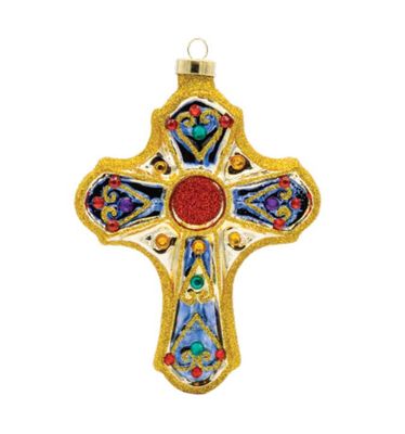 Kat + Annie Jewel Cross Ornament Set of 6, 93862, 026301938620