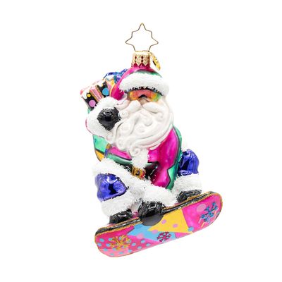 Christopher Radko Shreddin' Claus Ornament 1022812, 026301950837