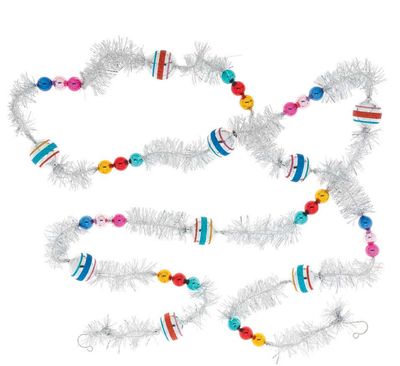 Christopher Radko Christmas Confetti 1 Count Tinsel Garland 4028170, 026301910275