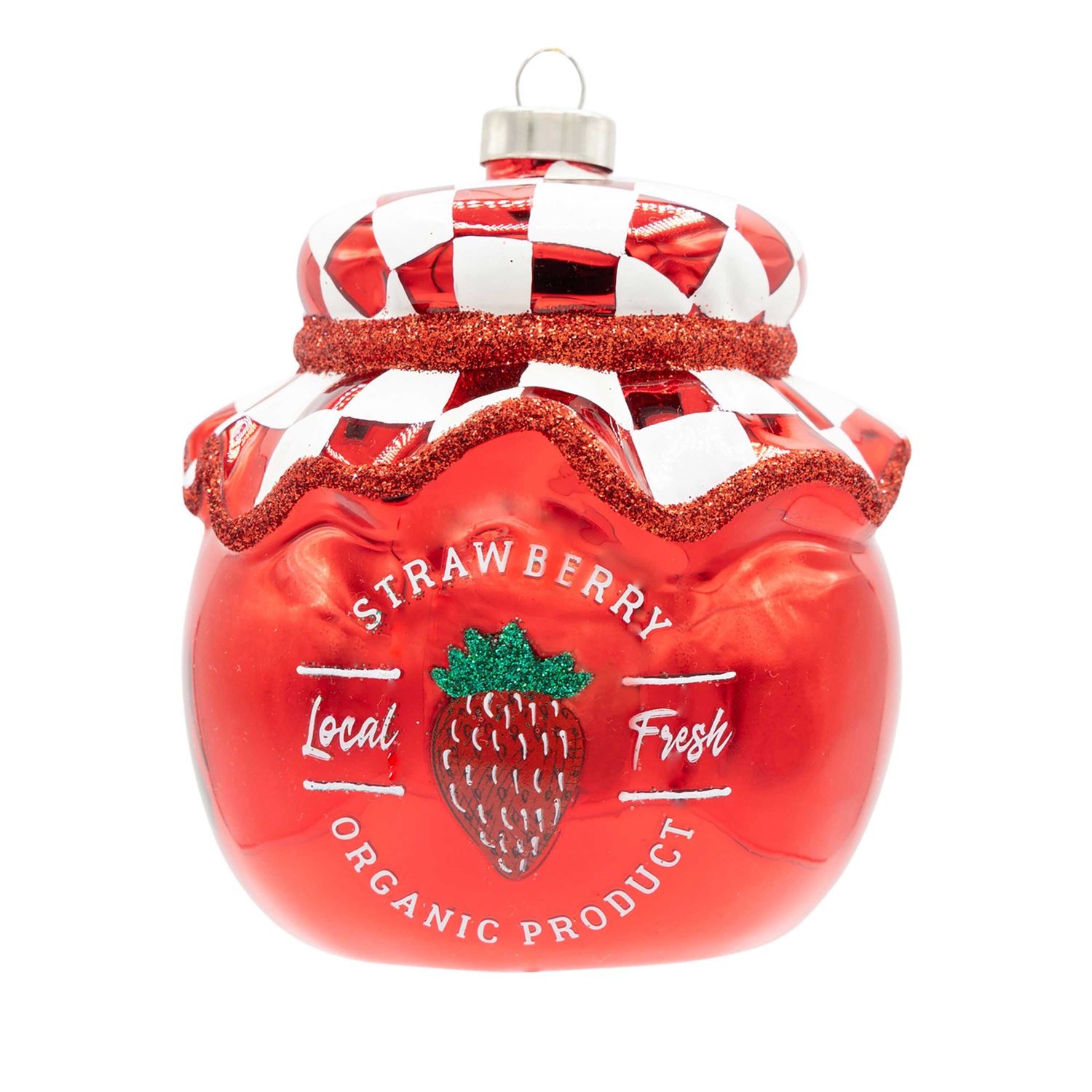 Kat + Annie Strawberry Jam Ornament Set of 6, 94956, 026301949565