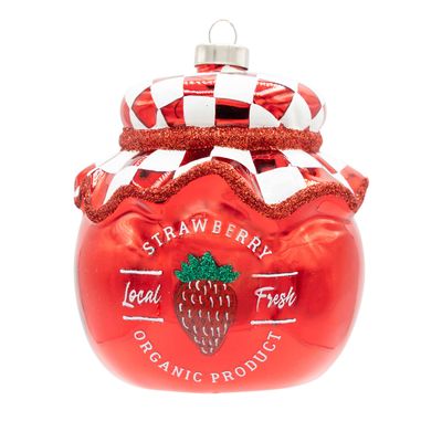 Kat + Annie Strawberry Jam Ornament Set of 6, 94956, 026301949565