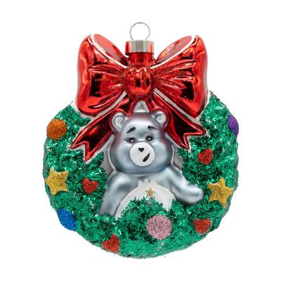 Kat + Annie Christmas Wishes Bear Wreath Ornament Set of 6, 94619, 026301946199