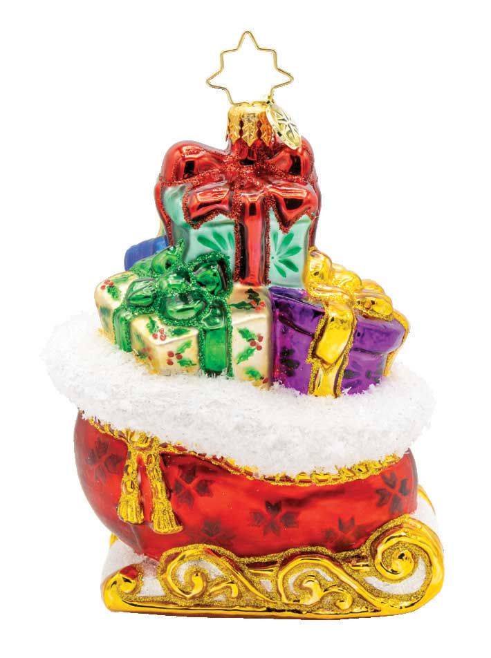 Christopher Radko Sleighful of Wonders Ornament 1022517, 026301942771
