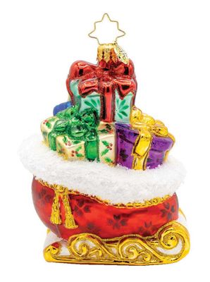 Christopher Radko Sleighful of Wonders Ornament 1022517, 026301942771
