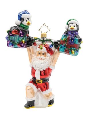 Christopher Radko Jolly Liftmas Ornament 1021999, 026301939825