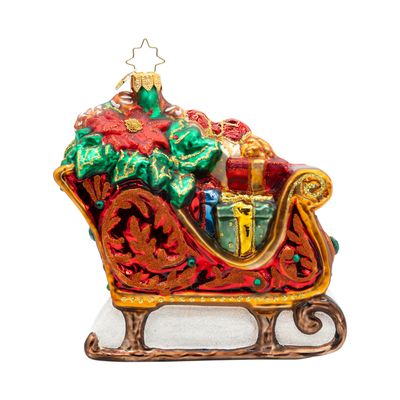 Christopher Radko Rustic Regal Ride Ornament 1022892, 026301951445