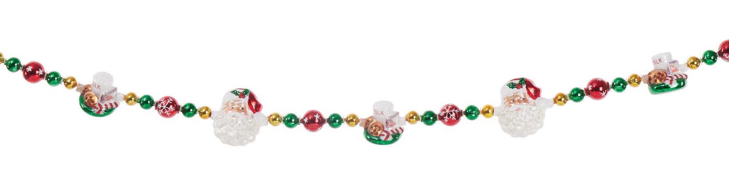 Christopher Radko Snacktime Santa Garland 1021884, 026301927310