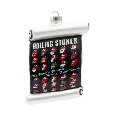 Kat + Annie The Rolling Stones Tongue Poster Ornament Set of 6, 94634, 026301946342