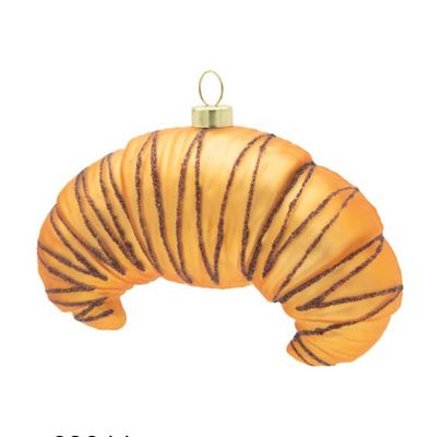 Kat + Annie Chocolate Croissant Ornament Set of 6, 92966, 026301929666