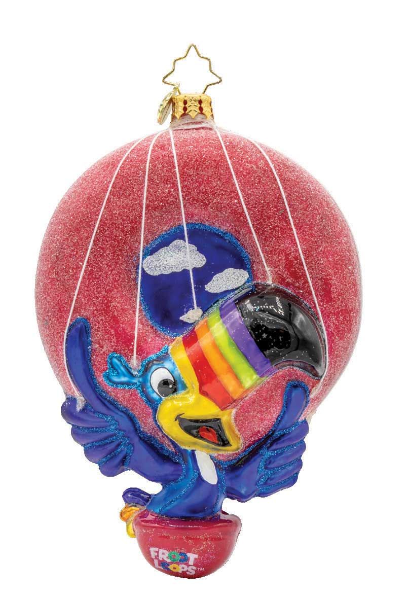 Christopher Radko Toucan Sam's Balloon Ride Ornament 1022410, 026301942207