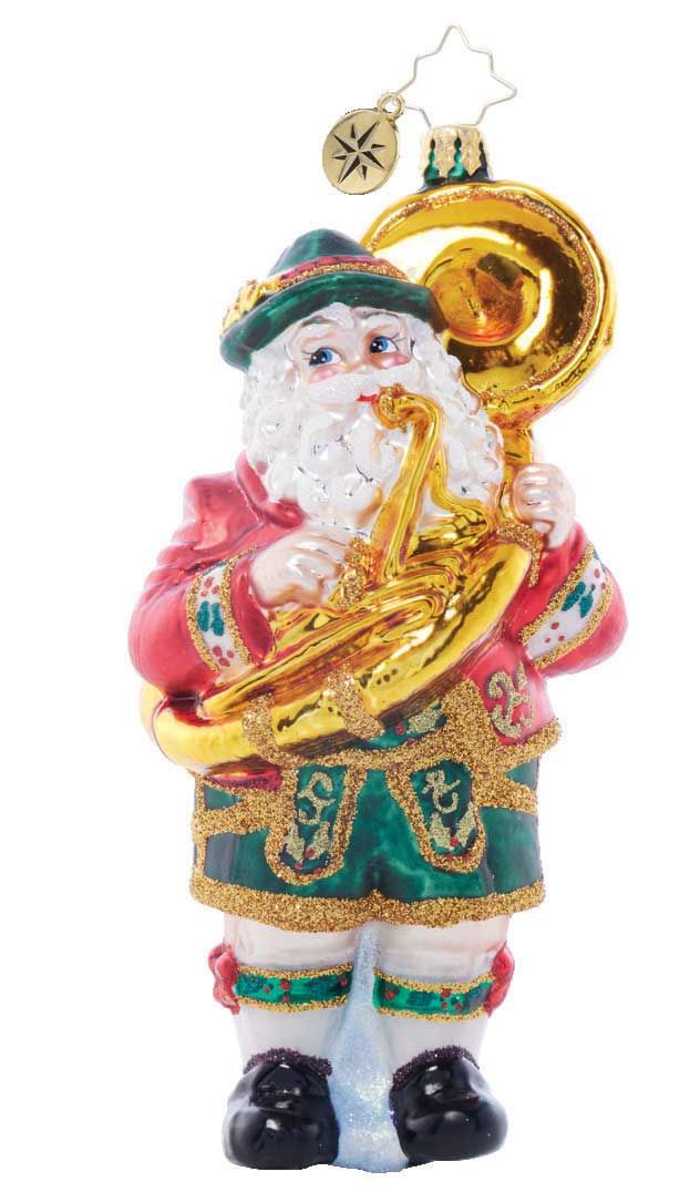 Christopher Radko Holiday Oompah Claus Ornament 1021845, 026301926917