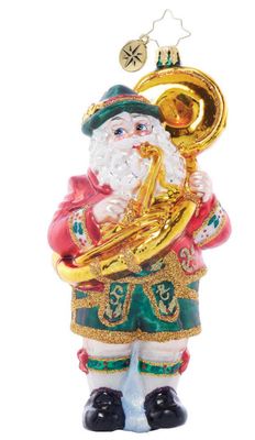 Christopher Radko Holiday Oompah Claus Ornament 1021845, 026301926917