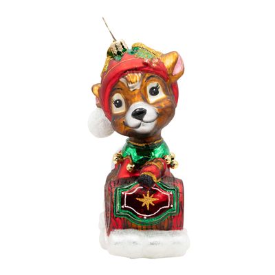 Christopher Radko Sledding into the Season Ornament 1022795, 026301950684