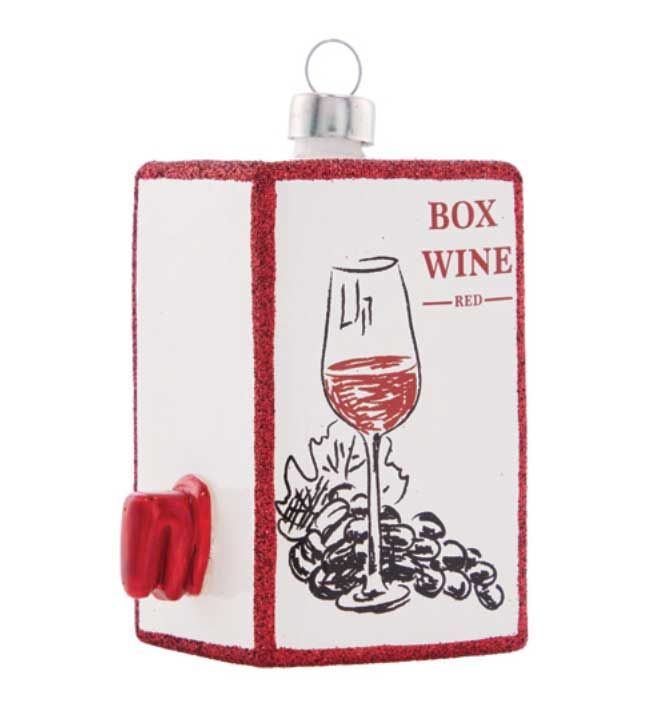 Kat + Annie Boxed Wine Ornament Set of 6, 88302, 026301883029