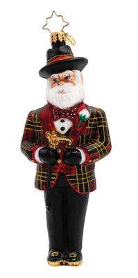 Christopher Radko Dapper Claus Ornament 1022606, 026301943884