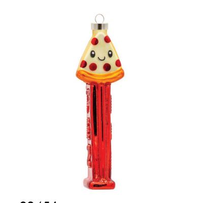 Kat + Annie Pizza Pez Dispenser Ornament Set of 6, 92456, 026301924562