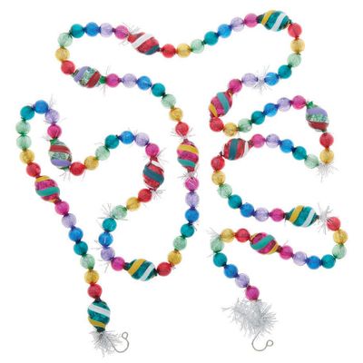 Christopher Radko Vivid Vintage 1 Count Tinsel Garland 4028188, 026301910152