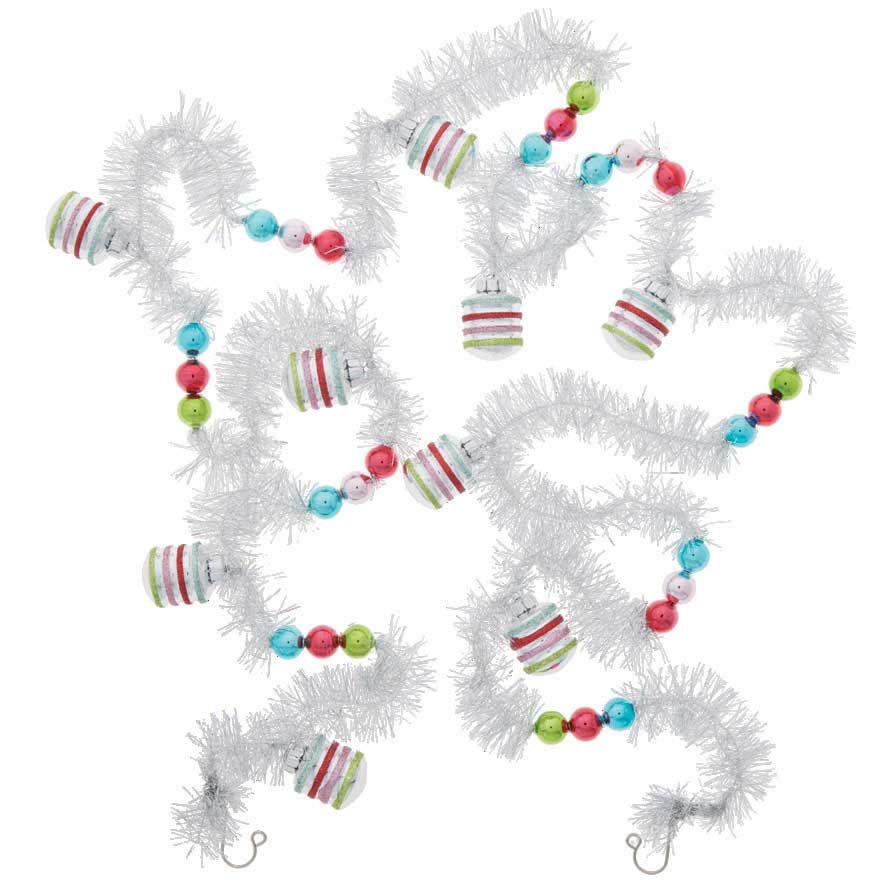 Christopher Radko Festive Fete 1 Count Tinsel Garland 4028178, 026301910367