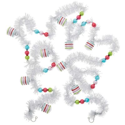 Christopher Radko Festive Fete 1 Count Tinsel Garland 4028178, 026301910367
