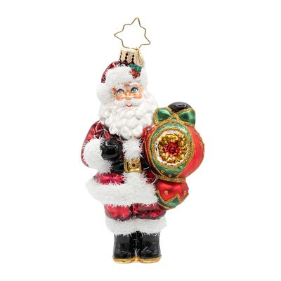 Christopher Radko The Merry Bauble Santa Ornament 1022921, 026301952053