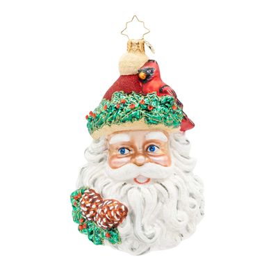 Christopher Radko Woodland Wishes Santa Ornament 1022844, 026301950776