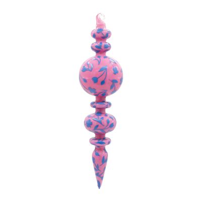 Kat + Annie Pink Chinoiserie Finial Ornament Set of 6, 94964, 026301949640