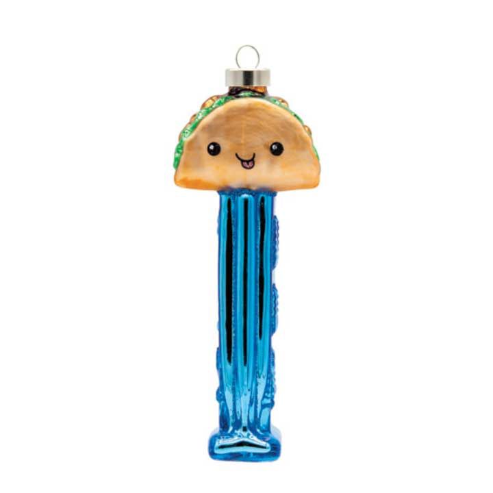 Kat + Annie Tasty Taco Pez Dispenser Ornament Set of 6, 92455, 026301924555