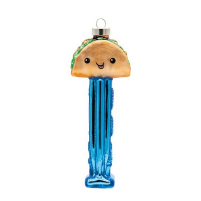 Kat + Annie Tasty Taco Pez Dispenser Ornament Set of 6, 92455, 026301924555