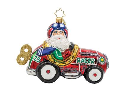 Christopher Radko Kris Kringle Kart Ornament 1022370, 026301940364