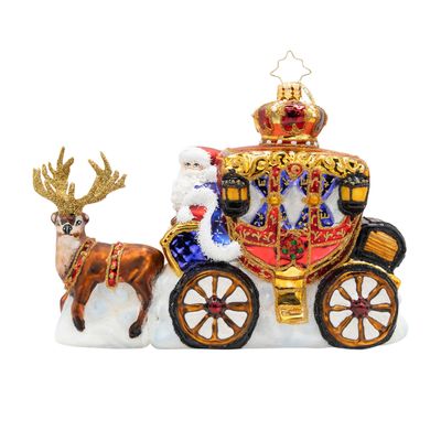 Christopher Radko Yuletide Carriage Ride Ornament 1022669, 026301944652