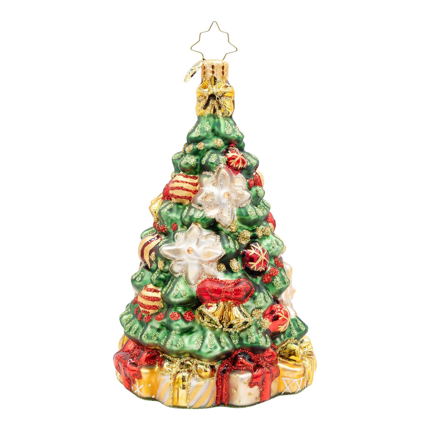 Christopher Radko Golden Bloom Fir Ornament 1022682, 026301944713