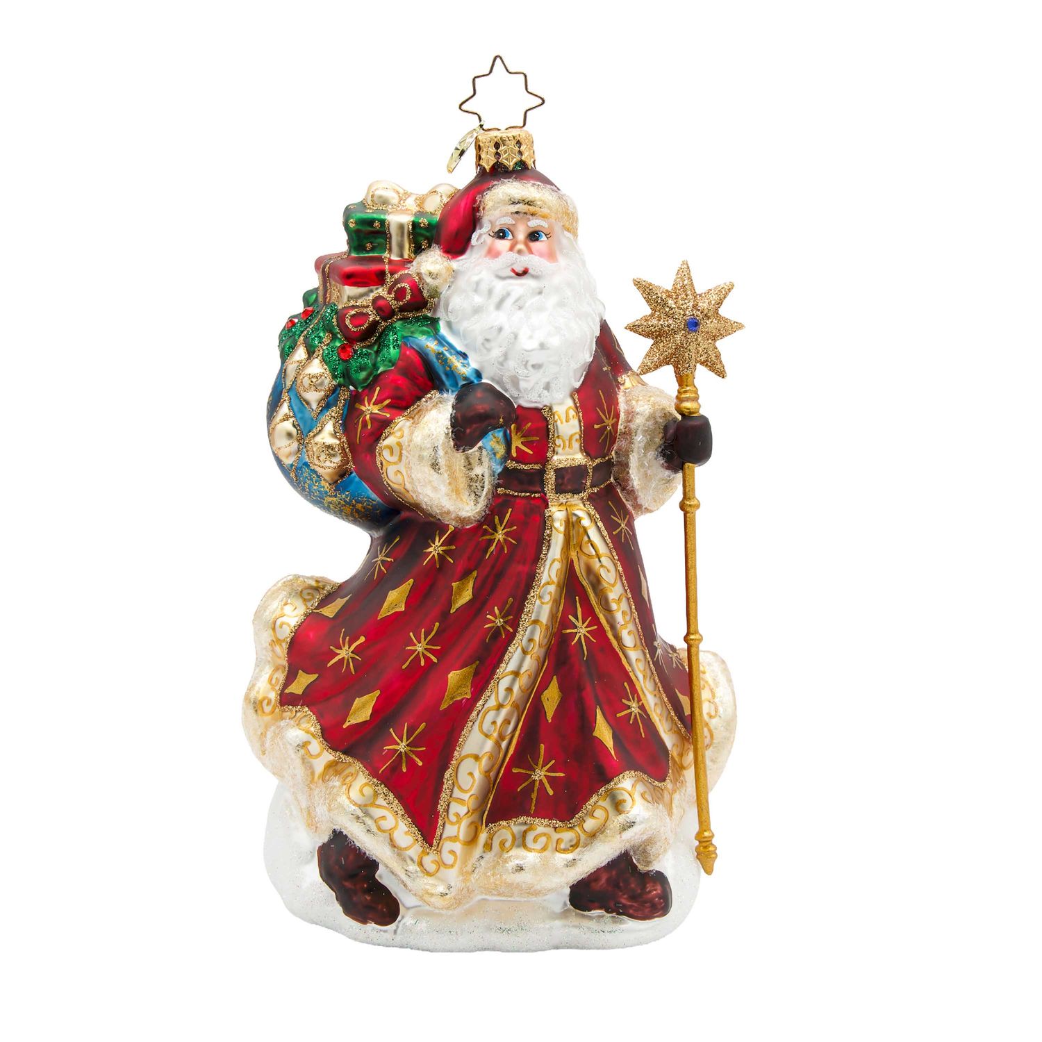 Christopher Radko Starlight Keepsake Santa Ornament 1022938, 026301952220
