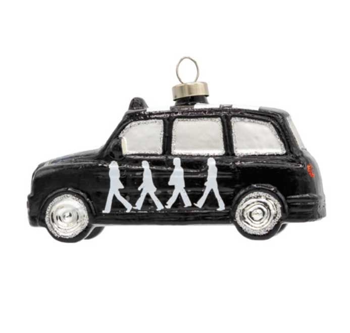 Kat + Annie Beatles Abbey Road Taxi Ornament Set of 6, 92436, 026301924364
